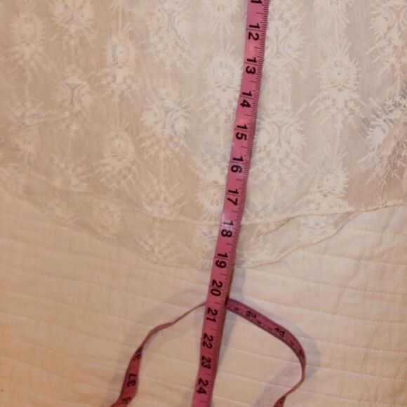 Rebecca Taylor White boho Crop top Women 2 - Picture 7 of 8